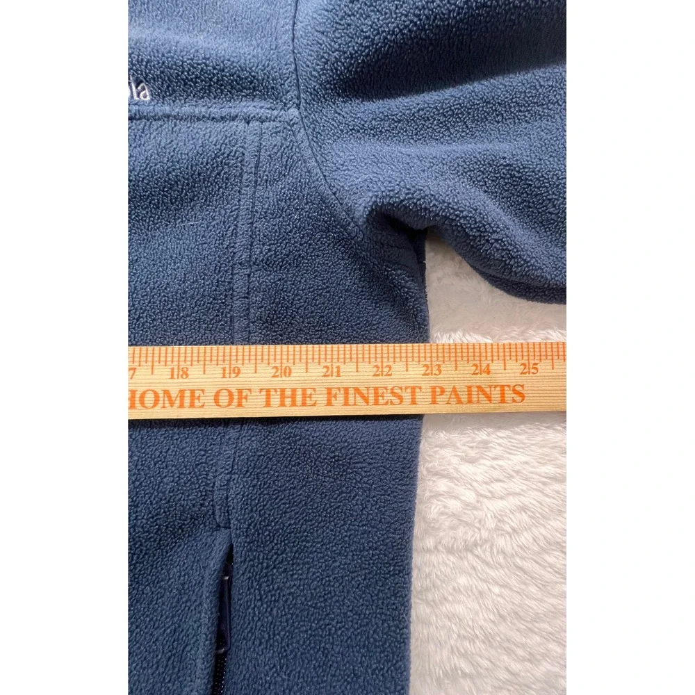 Columbia Fleece‎ Jacket Full Zip Sewing enthusiasts Patches Blue Women's L